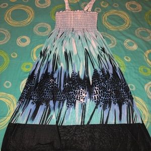 Arianna by Howard Blue Sundress Girls L/XL